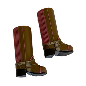 Bratz Girlz Kidz Footwear Brown & Pink Tall Boots